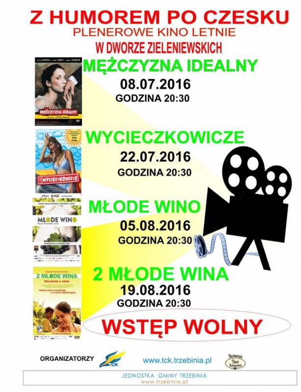 Letnie Kino Plenerowe przy Dworze Zieleniewskich