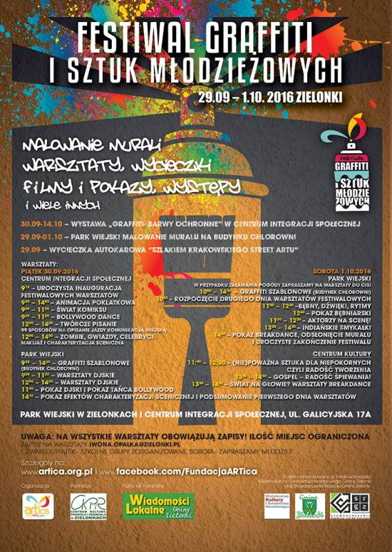 Festiwal Grafitti i Sztuk Młodzieżowych w Zielonkach