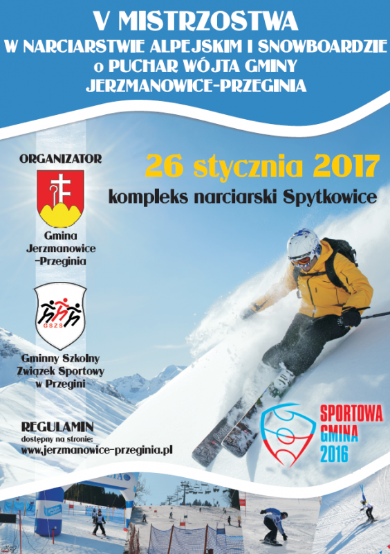 V Mistrzostwa w Narciarstwie Alpejskim i Snowboardzie o puchar Wójta Gminy w Gminie Jerzmanowice Przeginia