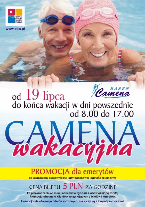 Promocja „Camena Wakacyjna” dla emerytów.